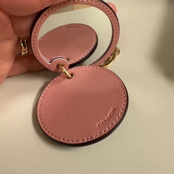 Coach Signature Coach Logo Mirror Key Fob Bag Charm - NWT - Picture 3 of 5